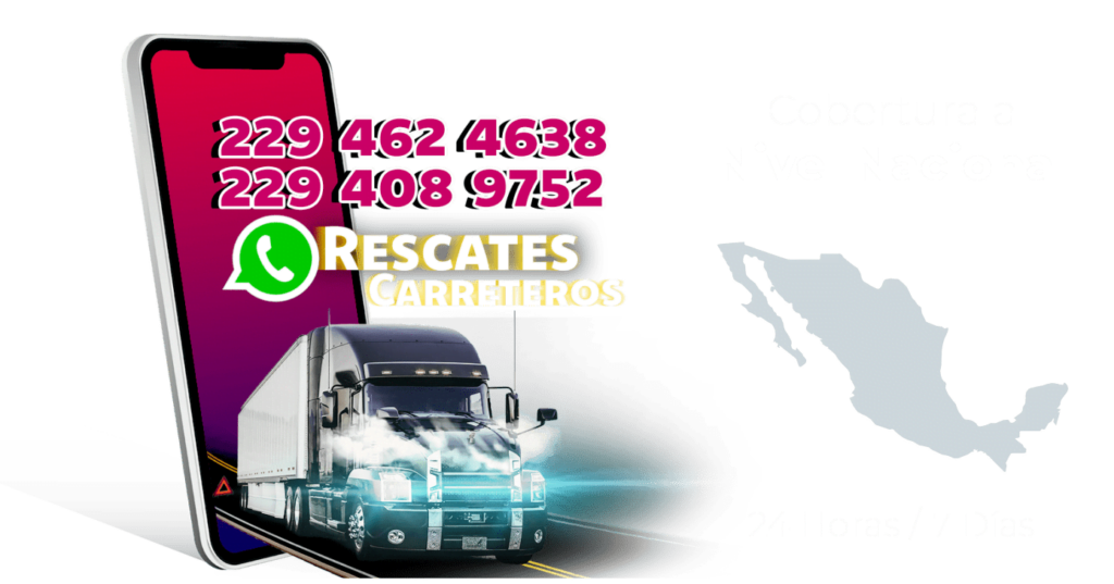 Servicio Rescate Carretero en Zona Veracruz